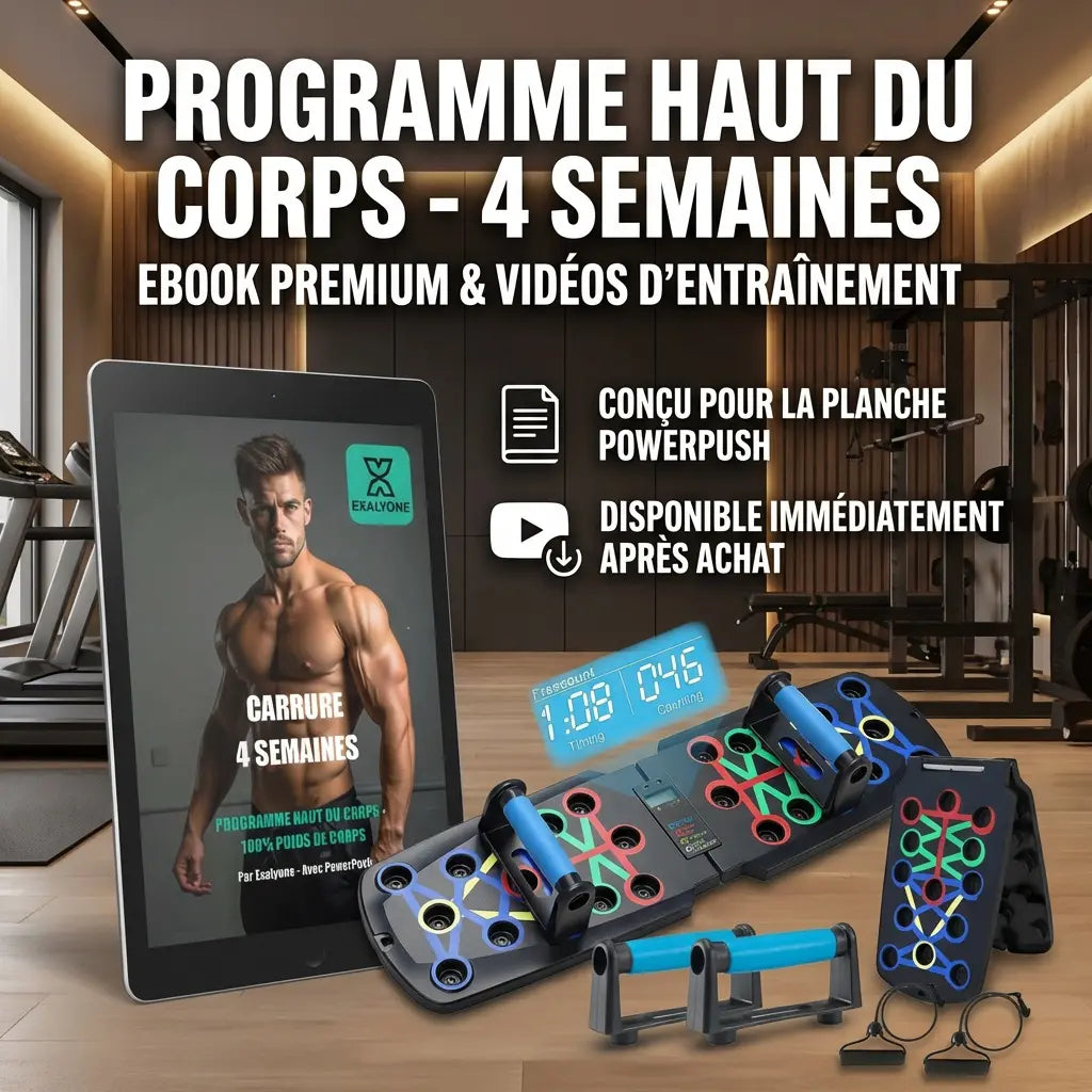 Programme PowerPush - Carrure 4 Semaines – Exalyone