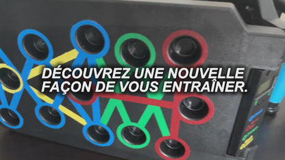 Bannière produit planche à pompes PowerPush Smart Exalyone – nouvelle façon de s’entraîner avec compteur intégré, un bip à chaque pompe et ciblage précis des muscles.